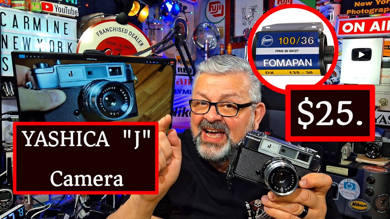 Yashica J Camera | Review 35mm Film Rangefinder Fomapan