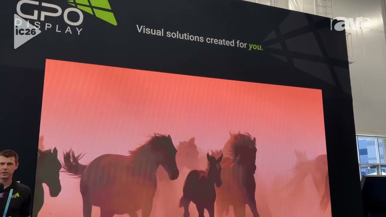 InfoComm 2026: GPO Display Introduces Direct View LED Video Wall for Indoor Solutions