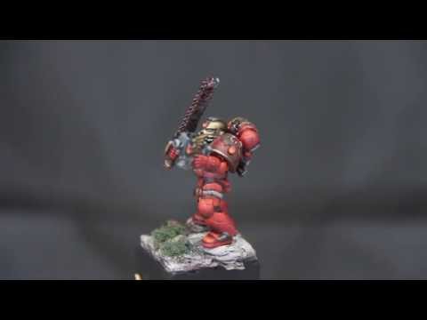 Warhammer 40k Painted Blood Angel Space Marine