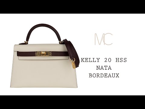 Hermes Kelly 20 Mini Sellier Bag Nata Gold Hardware Epsom Leather