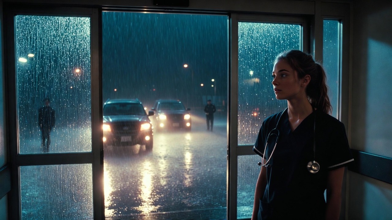 Myśleli, że to tylko nocna pielęgniarka — wtedy pojawił się konwój marynarki