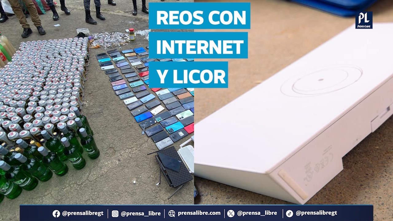Antenas Starlink, 400 celulares, licor, intercomunicadores y armas hallan en requisa en Pavón