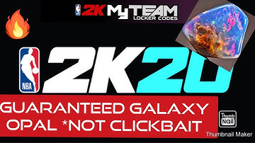 2k20 lockerguaranteed galaxy opal dont miss 🔥🔥 #galaxyopals #NBA2k20 #myteam #lockercodes #nba2k21