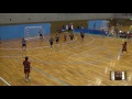 6日 ハンドボール女子 国体記念体育館Dコート 浦添×青森中央 2回戦 1