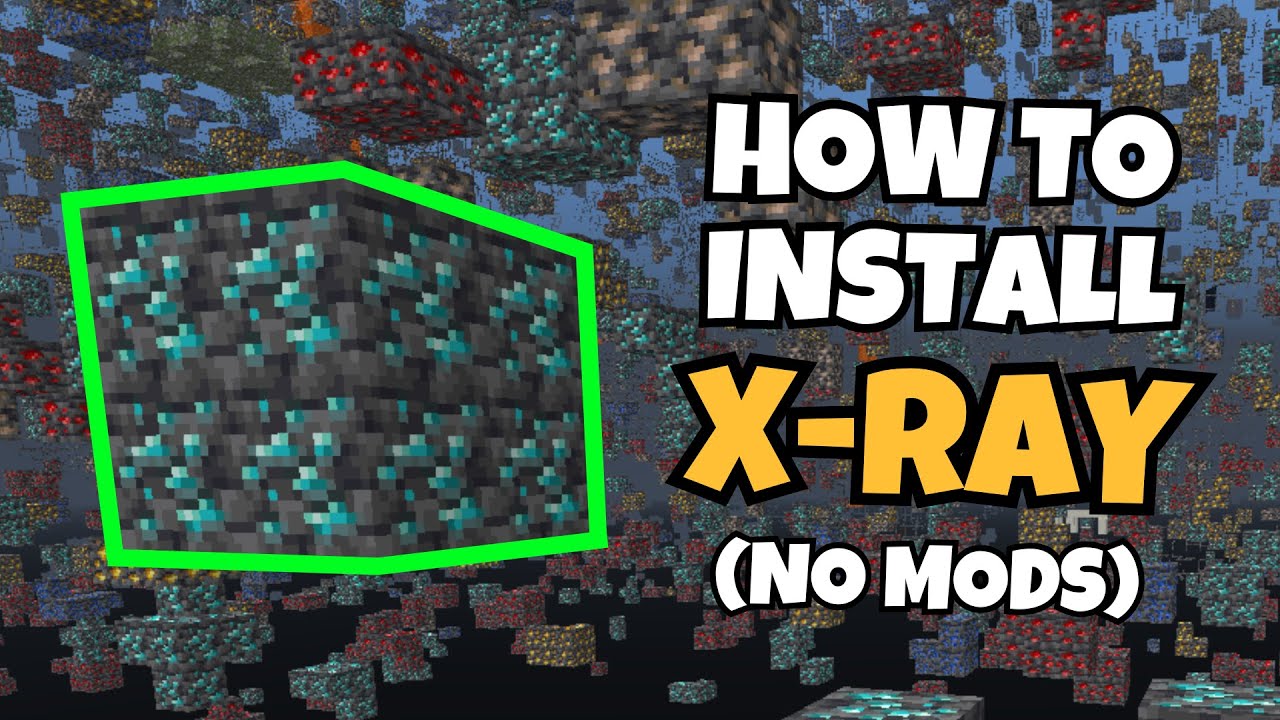 How to Install Xray in Minecraft | Xray Resource Pack Guide - YouTube