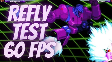 MvC2 - Sentinel Refly Combo Test (60 FPS)