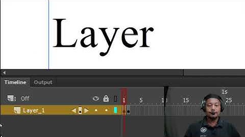 Animate CC Introduction to timeline, KeyFrame, Frame, BlankKeyFrame