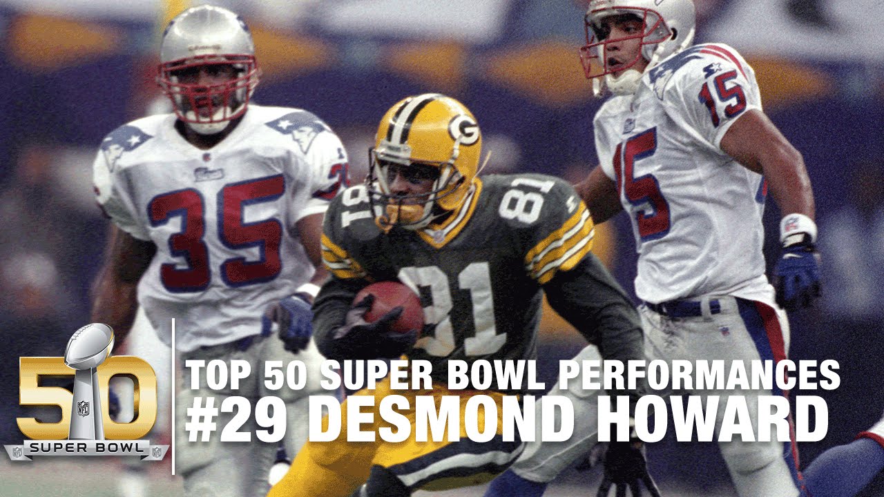 29: Desmond Howard Super Bowl XXXI Highlights | Top 50 Super Bowl  Performances | NFL - YouTube