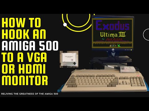 Een Amiga 500 aansluiten op een VGA-monitor