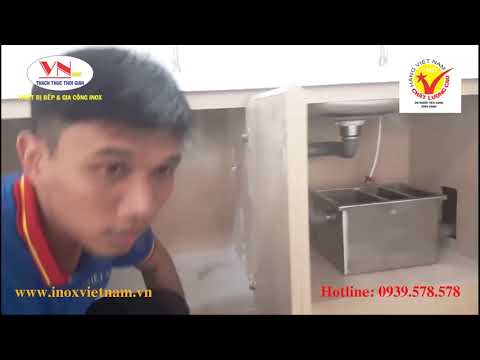 Video Hướng dẫn lắp đặt bẫy mỡ inox, bể tách dầu mỡ inox - youtube
