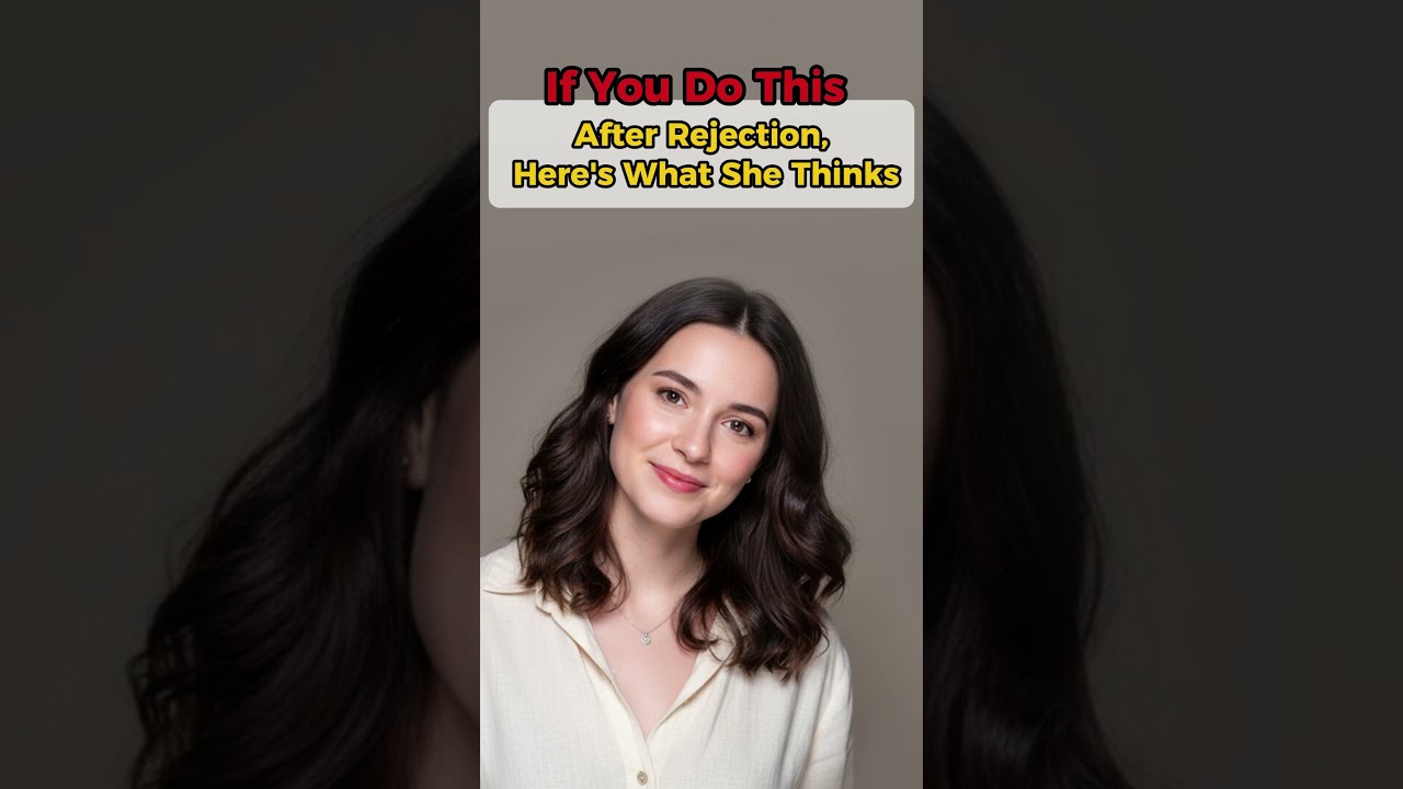If You Do This After Rejection Here S What She Thinks