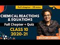 Chemical Reactions & Equations One Shot | Victory Series! | 30 mins FULL Chapter