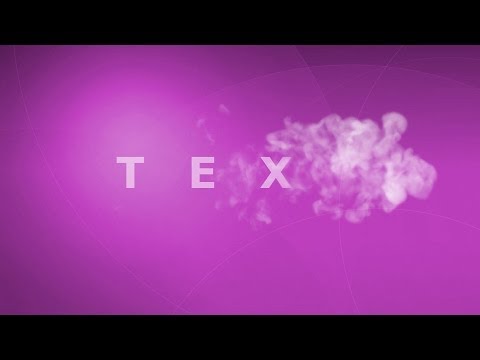 HOW TO CERATE AFTER EFFECTS SMOKE TEXT EFFECTS  (VIDEO)