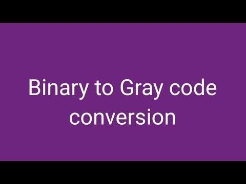 Binary to Gray code conversion || Digital Electronics || COA || DIGITAL LOGIC DESIGN 