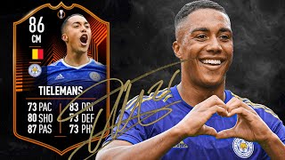 YOURI TIELEMANS 86 FIFA 22 RTTK PLAYER REVIEW I FIFA 22 ULTIMATE TEAM