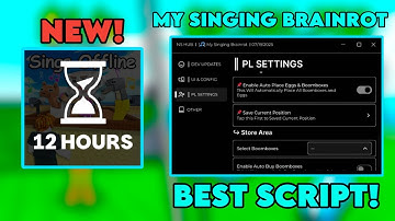 MY SINGING BRAINROT SCRIPT | AUTO PLACE EGGS, INSTANT COLLECT, INSTANT BUY & MORE! | *FREE*