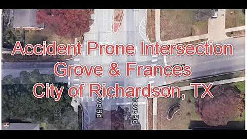 Accident Prone Grove & Frances Intersection -  The...