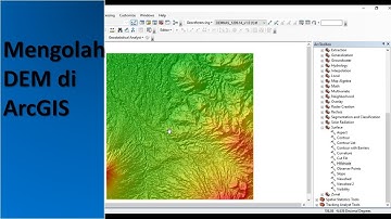 Tutorial ArcGIS : Membuat Kontur, Ketinggian, Kemiringan Lereng dan Hillshade (Mengolah DEM)