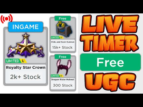 🔴COUNTDOWN TIMER FREE UGC Limiteds + INGAME DROPS! | 24/7 Roblox UGC TIMER's Avatar