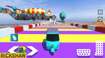 Tuk Tuk Rickshaw Stunt Games: Impossible Tracks 3D - Android Gameplay, Walkthrough Playlist, #5