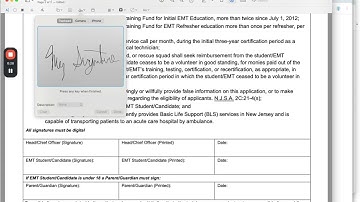 How to digitally sign a PDF file using MacOS Preview