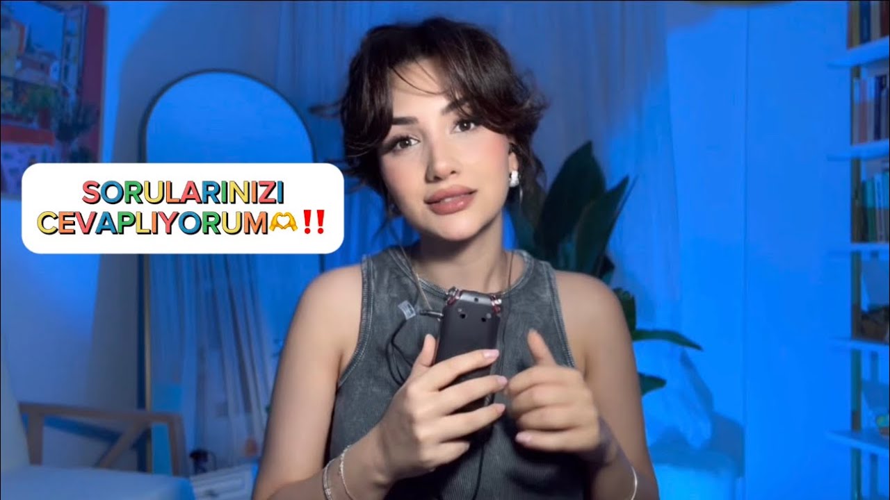 TÜRKÇE ASMR / SORULARINIZI YANITLIYORUM‼️ / FISILTI