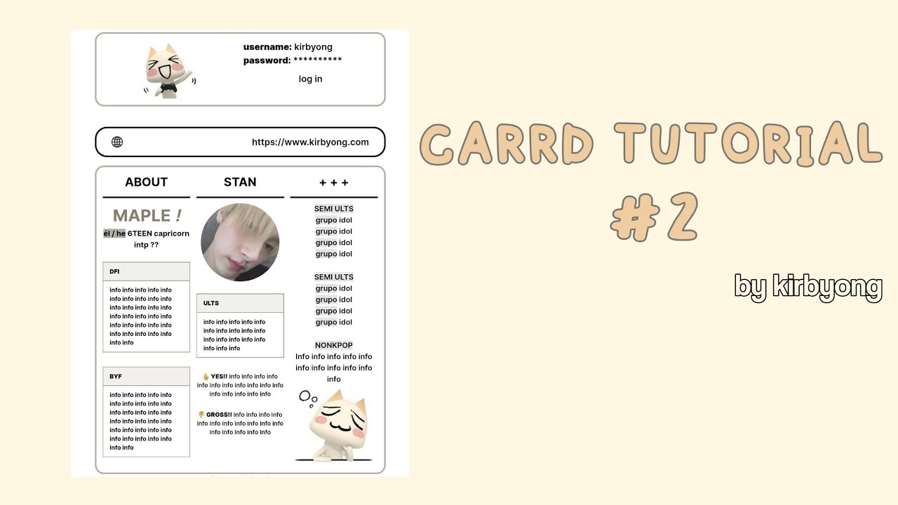 carrd tutorial 2 YouTube