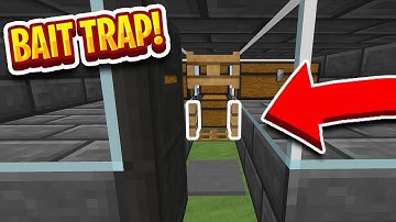 INSANE NEW BAIT TRAP! *HIDDEN* - LIVING IN A LOCKER (HOW TO HCF) | Minecraft HCF #4