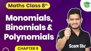 Class 8 Maths Chapter 9 | Monomials, Binomials and Polynomials- Algebraic Expressions and Identities