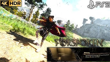 How to Use Shimmy Parkour FORSPOKEN Shimmy Parkour Gameplay 4K HDR | PS5 Forspoken Shimmy Parkour
