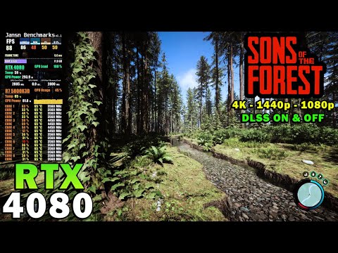 Sons of the Forest | RTX 4080 | Ryzen 7 5800X3D | 4K - 1440p - 1080p | Ultra Settings