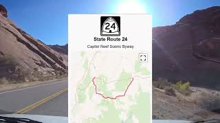 Scenic Byway 24 – Gateway to Capitol Reef Stretching 75 miles from Loa to Hanksville- Shot video