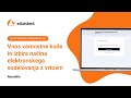 Vnos Varnostne Kode In Izbira Načina Elektronskega Sodelovanja Z Vrtcem Vnos Varnostne Kode In Izbira Načina Elektronskega Sodelovanja Z Vrtcem