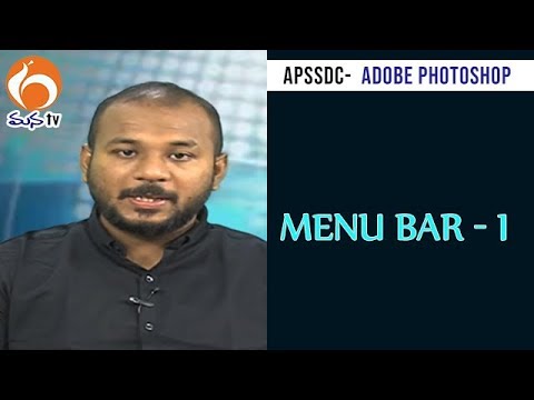 accounts google Menu Bar | Adobe Photoshop Training Program | Lesson - 1 | APSSDC | Mana TV