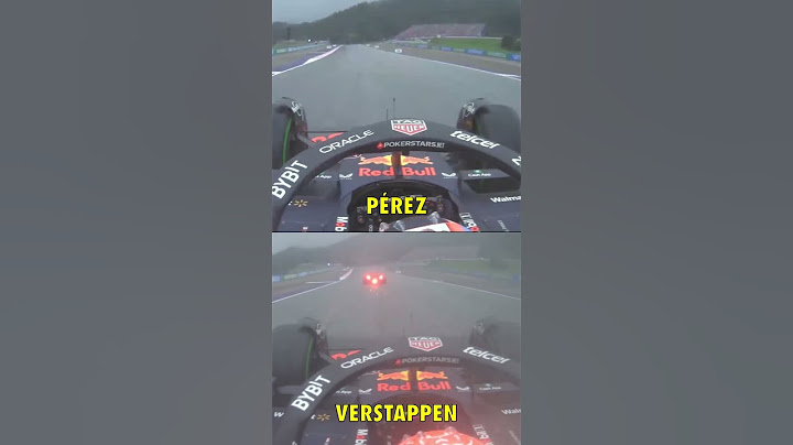 VERSTAPPEN vs CHECO PEREZ al comienzo del SPRINT del GP de AUSTRIA 2023