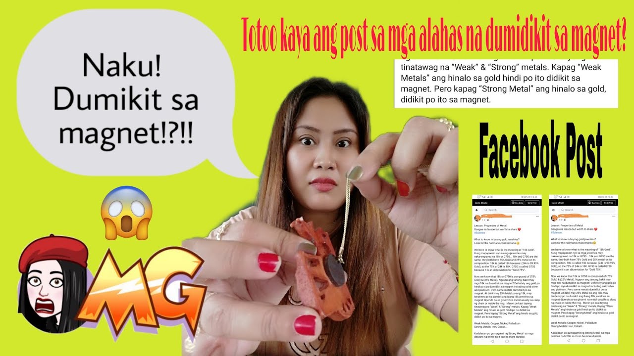 Paanong dumikit sa magnet ang tunay na alahas? Bakit ganern?! / Eil Lie c. /