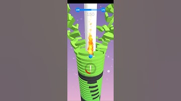 stack ball iOS Android gameplay walkthrough gaming video All level..