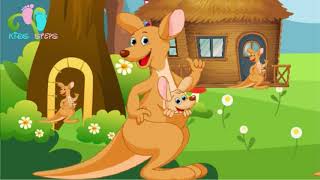 Kangaroo Poem For Kids - Kangaroo Cartoon For Kids - Kangaroo Animation Poems - Kids Steps