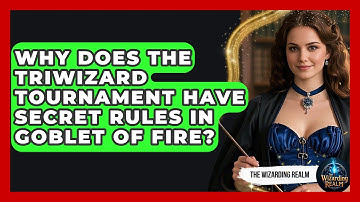 Why Does The Triwizard Tournament Have Secret Rules In Goblet Of Fire? - The Wizarding Realm