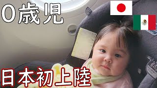 【生後８ヶ月】メキシコ生まれの娘がついに日本へ入国します【国際カップル】