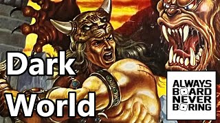 Dark World  A 3D Fantasy Adventure HeroQuest Competitor from Waddingtons | Retro Board Game Review