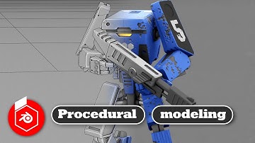 create high quality meshes with procedural modeling in blender 3.3
