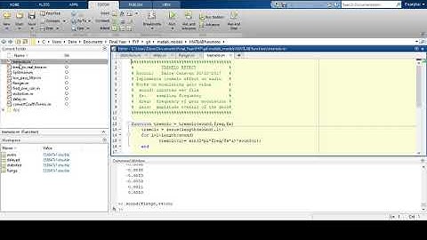 MATLAB audio DSP effects demo