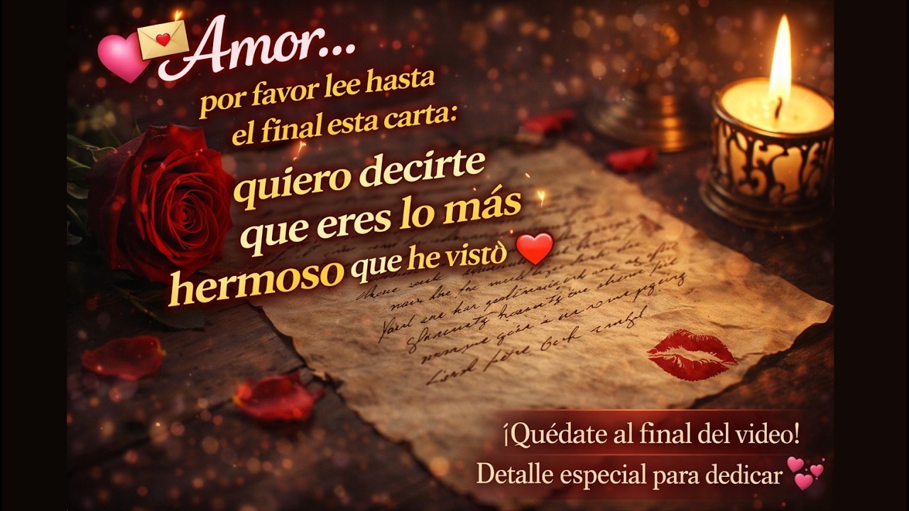 💌 No te disculpes por estar “normal”… ahí es donde te amo más ✨