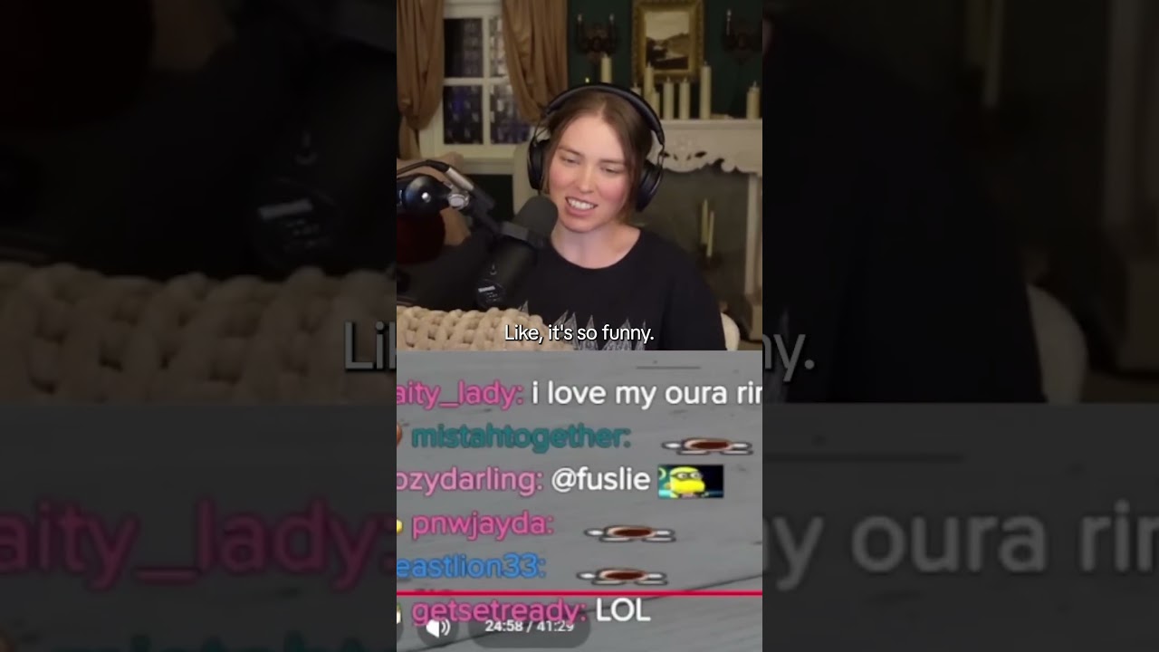 Getting sleep-mogged by Fuslie...