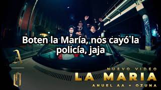 La Maria - Anuel AA & Ozuna (Video Lyrics)