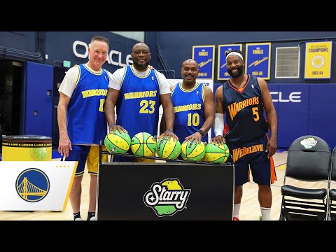 Warriors Legends Compete in Ultimate 3-Point Contest | Starry Alumni Shootout