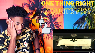 COUNTRY?!? Marshmello & Kane Brown - One Thing Right (Official Music Video) | *REACTION*