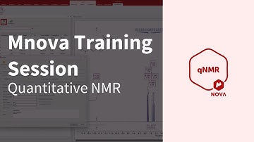 Mnova Training Session - Quantitative NMR