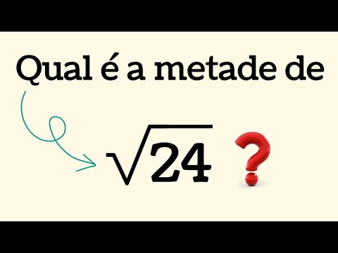 Radiciação | Como calcular a metade de raiz quadrada de 24? - YouTube